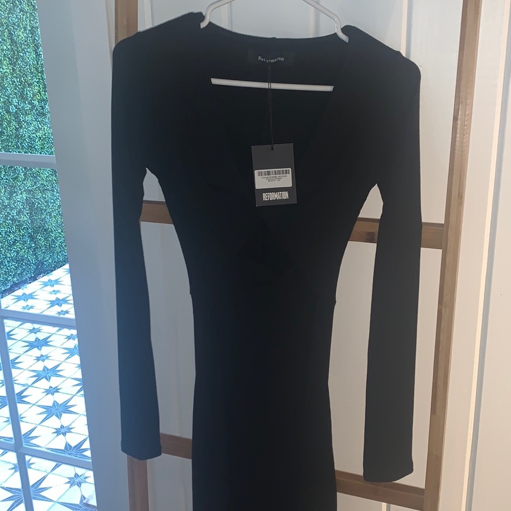 Reformation Polina keyhole dress